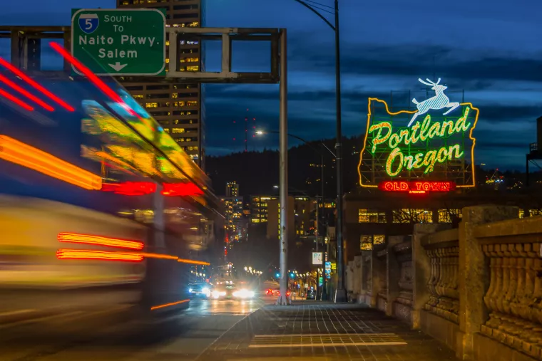 Portland Oregon sign