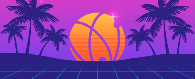 NSTA logo on sun with palm trees